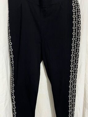 Style & Co. Black Crewneck Tee